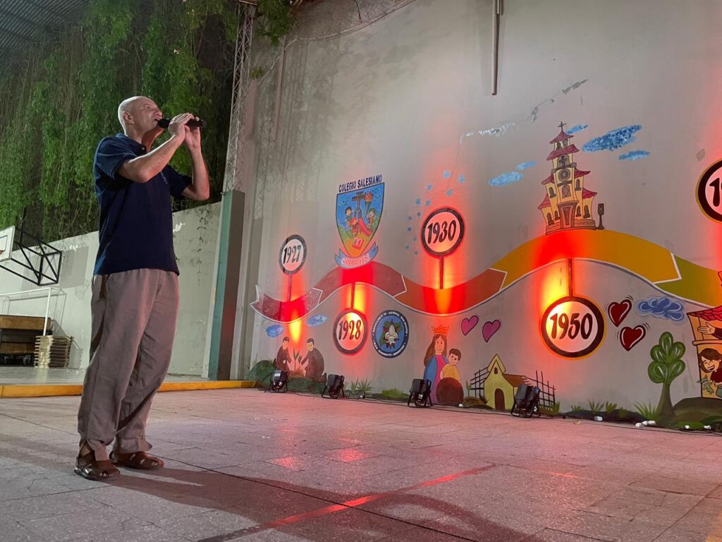 Inauguración y bendición del mural Camino al Centenario