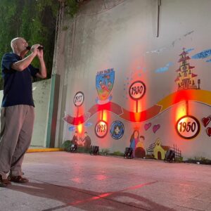 Inauguración y bendición del mural Camino al Centenario