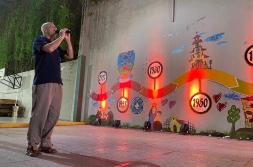 Inauguración y bendición del mural Camino al Centenario